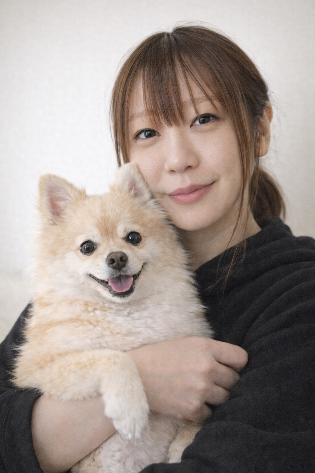訪問トリマー安藤志織とワンちゃん